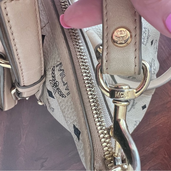 MCM Visetos Leather 2way Shoulder Bag - Picture 16 of 17